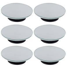 자동차 사각지대 백미러 광각 조절식 라운드 미러 역방향 보조 백미러 볼록 360 도 2-6, 6Pcs