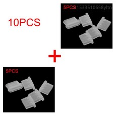 스마트폰 T5EE용 휴대용 5개 Type-C 먼지 플러그 USB 충전 포트 보호기, clear 10pcs