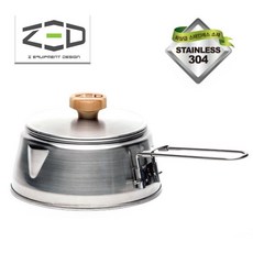 Baile camping ZED便攜式不鏽鋼茶壺 ZBACK0306, 1個