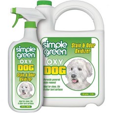 Simple Green간단한 녹색 옥시독 얼룩 및 냄새 산화제 – 소변 대변 구토 침을 위한 과산화물 세정제, 1개
