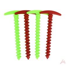 캠핑 텐트팩 나사형 고정팩 드릴형팩 세트, 그린