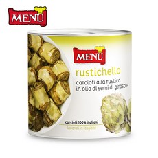 메뉴 러스티 아티초크 2400g X 1개 아티초크통조림 (고형량 1350g), 2.4kg