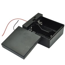 일렉킹 D사이즈 D타입 2구커버 건전지홀더 배터리홀더qpf2+7iiO, 1개