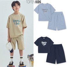 매장정품 탑텐키즈 25SS 남아) 반팔 피스테 우븐 셋업 MKF2IP1012 102127