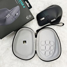 로지텍 MX Master 마스터 4 전용 파우치 마우스 하드 케이스 충격보호, 블랙, MX Master 4 전용 파우치 블랙, MX Master 4 전용 파우치