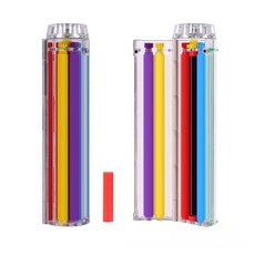 手動捲菸器8mm填煙器多色通用型家用便攜手動旋轉捲菸器, 1個, 彩虹色:8mm(6軸)粗支