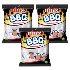 BEBETO BBQ棉花糖, 275g, 3包