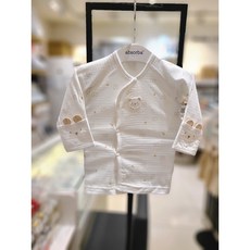 [압소바] 봄특가 /출산용품의 기본 배냇저고리 /오가닉 코튼으로 예민한 피부에도 안심 /얇은 원단감으로 초여름까지*엘론오가닉저고리*