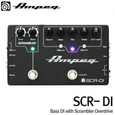 암펙 Ampeg 베이스프리앰프 SCR-DI 가방미포함, 단품, 1개
