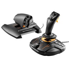 THRUSTMASTER T.16000M FCS Hotas 飛行搖桿組，高精度磁感應，人體工學設計，沉浸式飛行體驗, 1個