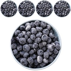 아침과저녁 세척 냉동 프리미엄 블루베리, 5개, 1kg
