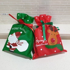 수제강정 오직너란다 크리스마스선물세트 (12개입), 1.산타주머니(3종랜덤), 땅콩오란다, 23g, 12개