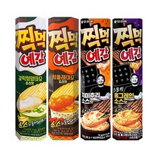 오리온 찍먹 예감 76g (갈릭청양마요소스맛+치폴레마요소스맛+치미추리소스맛+홀그레인소스맛), 1세트, 304g