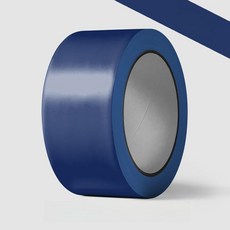 제이 안전선 마스킹테이프 스티커 경고테이프 방수테이프 인테리어 공사현장, 4.8cm 롤 블루, 1개