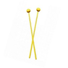 타악기 연주용 말렛 스틱 노란색 플라스틱 헤드 음악 교육 연습용 채, 삼익 실로폰채, 1개