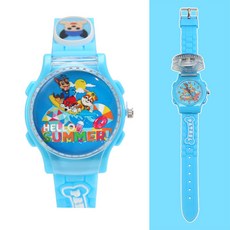 兒童手錶旋轉汪汪小狗隊阿奇天天防摔防水濺男女卡通2-8歲電子錶
