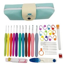 키밍 코바늘 돗바늘 단수링 세트, 1개