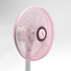 채진스토어 선풍기 안전망 핑크 먼지망