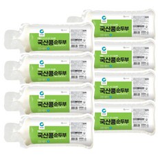 청정원 국산콩 순두부, 8개, 1kg