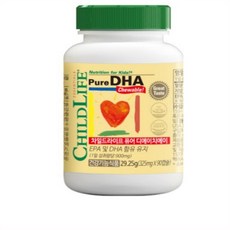 차일드라이프 퓨어 DHA 오메가3 딸기맛, 10개