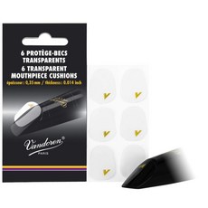 VANDOREN 法國薩克斯風吹嘴墊片 0.35MM 6片裝, 1個