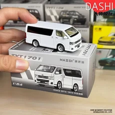 MASSDI 다이캐스트 Hiace MPV 밴 합금 시뮬레이션 자동차 모델 정적 컬렉션 장식 휴일 선물 장난감 1/64 체, 01 B-TYT1701, 1개