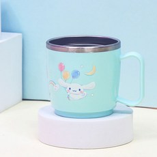 릴팡 시나모롤 식기세척기용 스텐컵, 혼합색상, 1개, 210ml