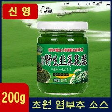 판다중국식품 염부추 소스 구채장 주채화, 3개, 200g