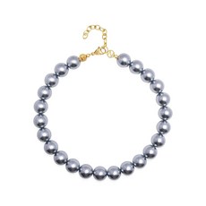 니알라야주얼리 청키 펄 초커 네크리스