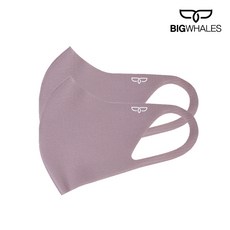 [빅웨일즈] (WM-M-PUR001-M) 빅웨일즈 구리마스크 데일리 퍼플 M 2개입