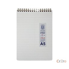 옥스포드 밀크PP 상철스프링 A5 수학 210x149mm 80매 1개