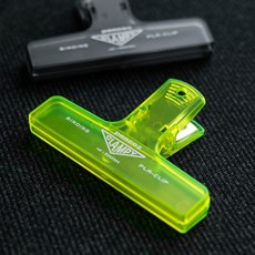 PENCO 펜코 책상정리 빈티지 집게 고리 책고정 악보고정 다용도 플라스틱 집게, 클리어옐로우, 1개