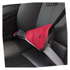 MN 차량용 안전벨트 조절커버 어린이안전벨트커버, 레드