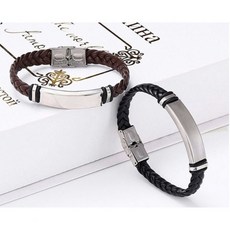 정전기 방지 팔찌 자석형 브라운 블랙 차량·생활 스파크 차단