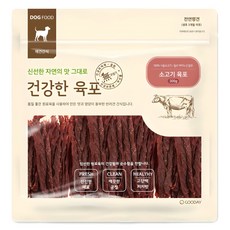 굿데이 강아지 건강한 육포, 소고기 육포, 300g, 1개