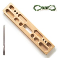 [ 882020 ] 맥에트 휴대용 암벽 등반 행보드 - 실내 실외 훈련 가장자리와 포켓이 있는 손가락 그립 강화 트레이너 파일 포함