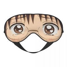 은혼안대 G-긴타마 수면 안대 만화 엘리자베스 양면 낮잠 건강 사무실 남녀 공용 창의적인 눈 가리개, 6)6