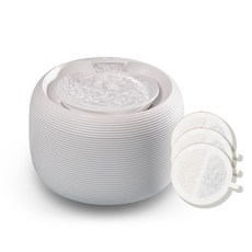 페키움 반려동물 자동 정수기 급수기 강아지 고양이, 페키움 자동정수기(세트2), 1세트