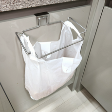 싱크대 봉지걸이 주방 키친타올 걸이 정리용품 스텐 음식물 스테인레스 홀더, 1개