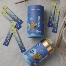 *아이영양간식 아빠의 마음으로 만든 꿀찬아이 아이꿀 선물용 어린이 면역 관리, 1박스, 30회분