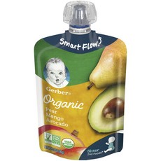 거버 스마트 플로우 어린이스무디 99g, 1개, 배 + 망고 + 아보카도