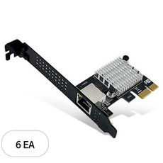 ipTIME 2.5기가비트 랜카드 데스크탑용, 6개, ipTIME PX2500SE