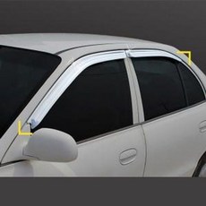 엑센트 썬바이저 크롬 선바이저 윈도우 빗물받이 A 엑센트선바이저 엑센트썬바이저 엑센트썬바이져 엑센트크롬썬바이져 엑센트햇빛가리개 엑센트차량용품 엑센트빗물받이+노드커머스Shop, (1994) 크롬윈도우