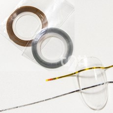[더네일샵] 네일 라인테이프 0.5mm, 골드, 1개, 골드