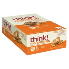 think! 씽크 케토 프로틴바 초콜릿 땅콩버터 파이 10p 400g, 1개
