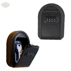 잠금 비밀번호 보관 보관함 열쇠 박스 현금 미니 귀중품 안전 금고 소형 벽걸이, 상세페이지 참조