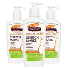 팔머즈 코코아 버터 포뮬러 위드 비타민 E 마사지 로션, 250ml, 3개