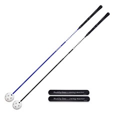 버디라인 스윙마스터 골프 사운드 스윙 스틱 임팩트 타이밍 연습기 드라이브 자세교정기, 1개, 블루