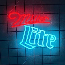 벽장식용 Coors Light 네온 사인 침실용 Busch/Bud/Keystone 조명 Man Cave Bar Pub Restaurant Decor., 09 I