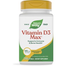 네이쳐스웨이 비타민 D3 125mcg 소프트젤, 240정, 1개